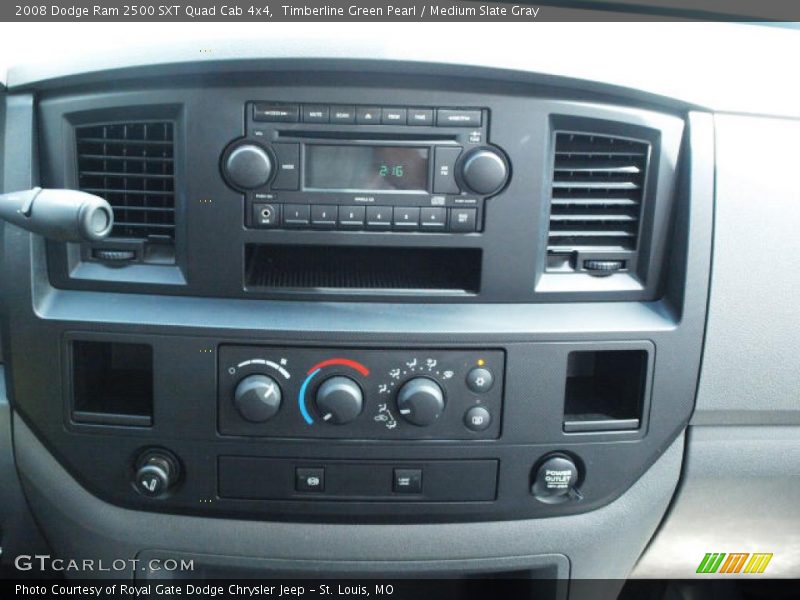 Timberline Green Pearl / Medium Slate Gray 2008 Dodge Ram 2500 SXT Quad Cab 4x4
