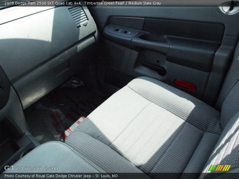 Timberline Green Pearl / Medium Slate Gray 2008 Dodge Ram 2500 SXT Quad Cab 4x4