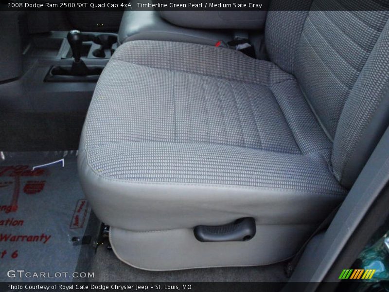 Timberline Green Pearl / Medium Slate Gray 2008 Dodge Ram 2500 SXT Quad Cab 4x4