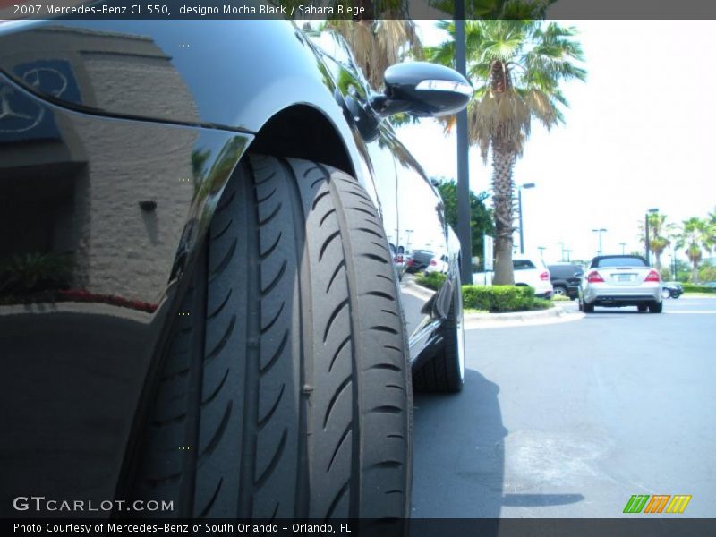 designo Mocha Black / Sahara Biege 2007 Mercedes-Benz CL 550