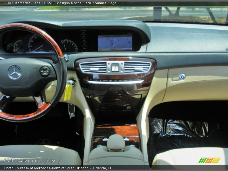 Dashboard of 2007 CL 550