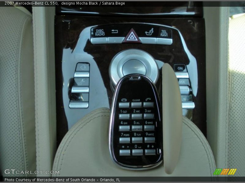 Controls of 2007 CL 550