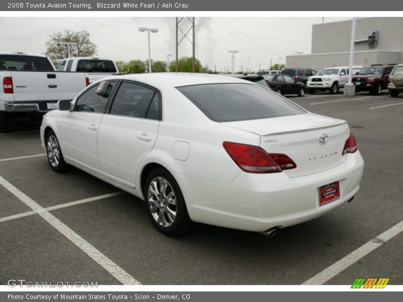 Blizzard White Pearl / Ash Gray 2008 Toyota Avalon Touring