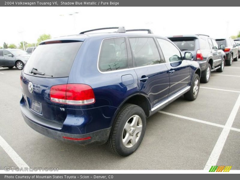 Shadow Blue Metallic / Pure Beige 2004 Volkswagen Touareg V6