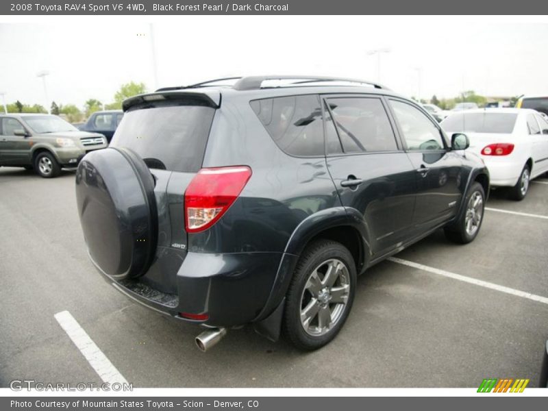 Black Forest Pearl / Dark Charcoal 2008 Toyota RAV4 Sport V6 4WD