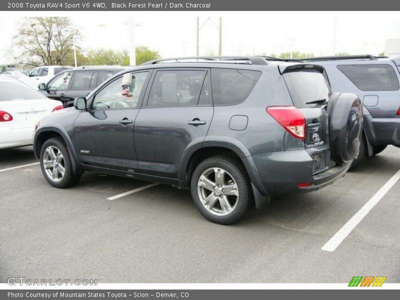 Black Forest Pearl / Dark Charcoal 2008 Toyota RAV4 Sport V6 4WD