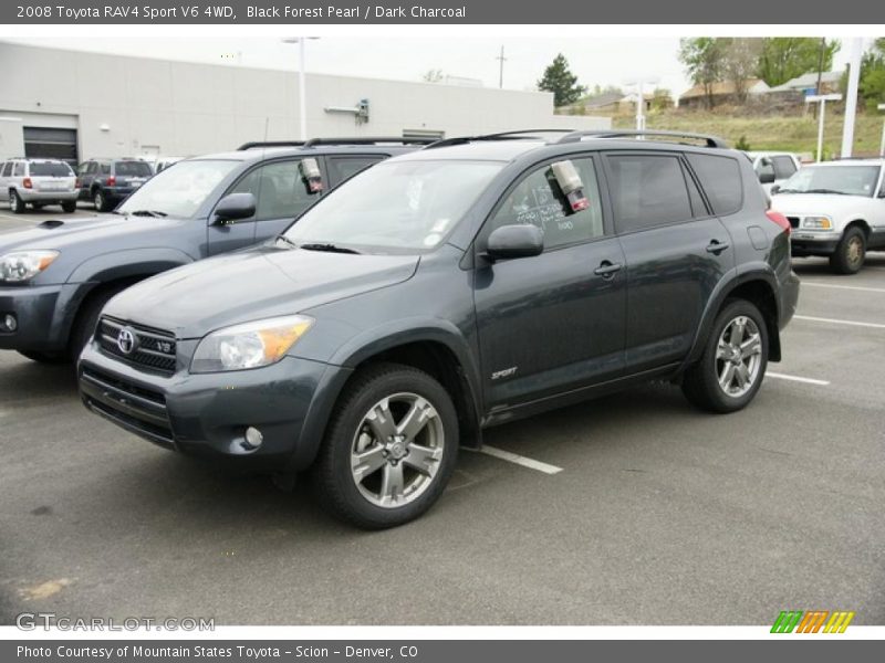 Black Forest Pearl / Dark Charcoal 2008 Toyota RAV4 Sport V6 4WD