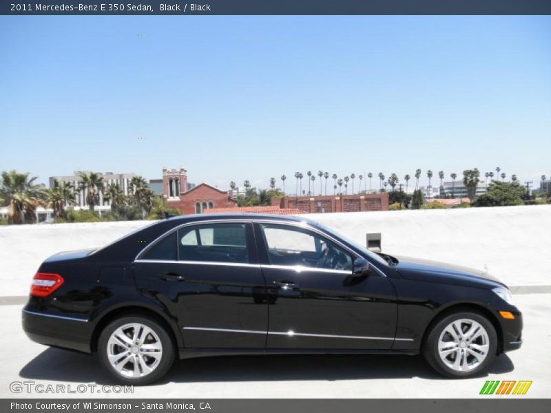 Black / Black 2011 Mercedes-Benz E 350 Sedan
