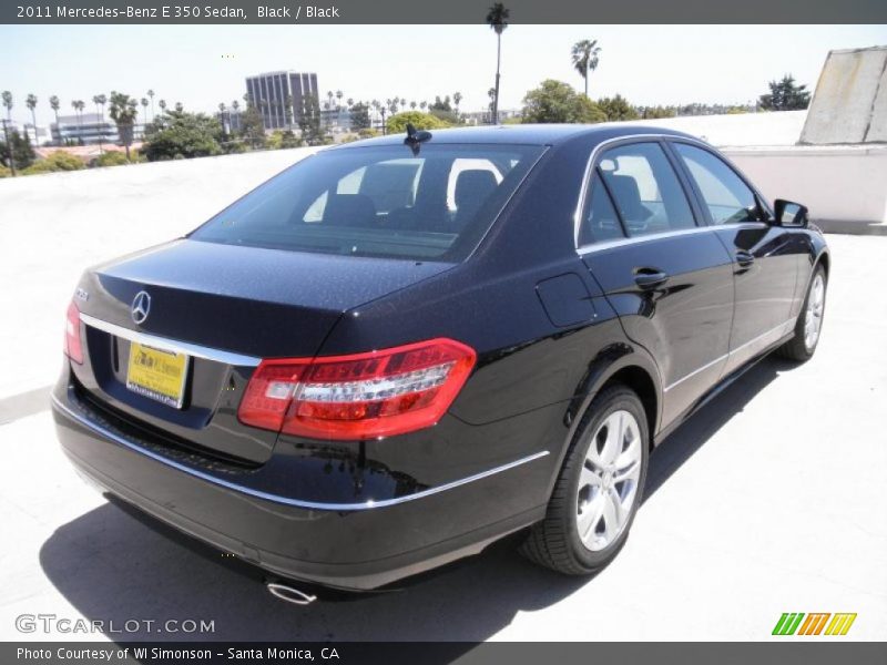 Black / Black 2011 Mercedes-Benz E 350 Sedan