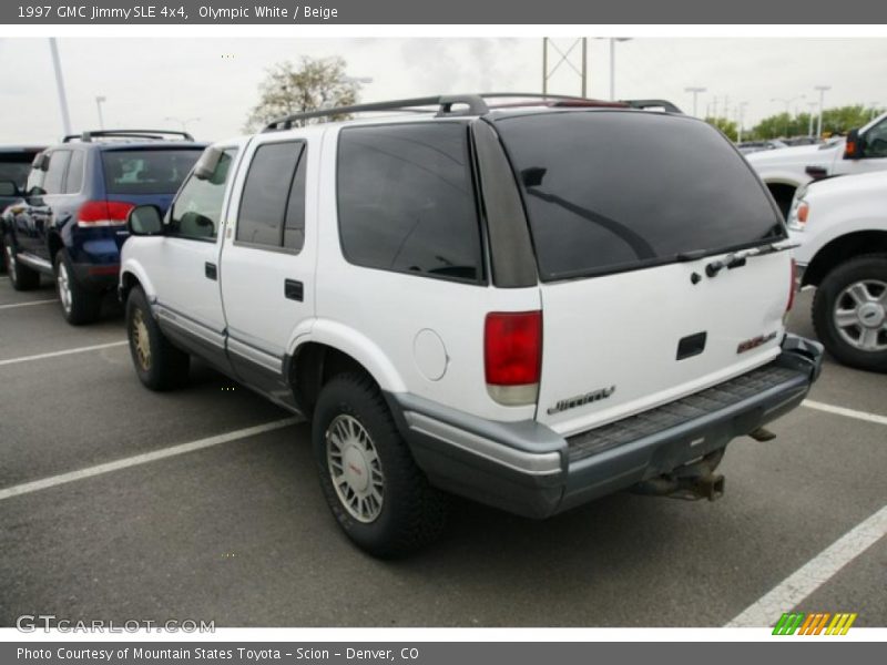 Olympic White / Beige 1997 GMC Jimmy SLE 4x4