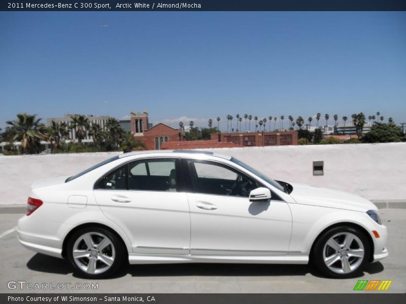 Arctic White / Almond/Mocha 2011 Mercedes-Benz C 300 Sport