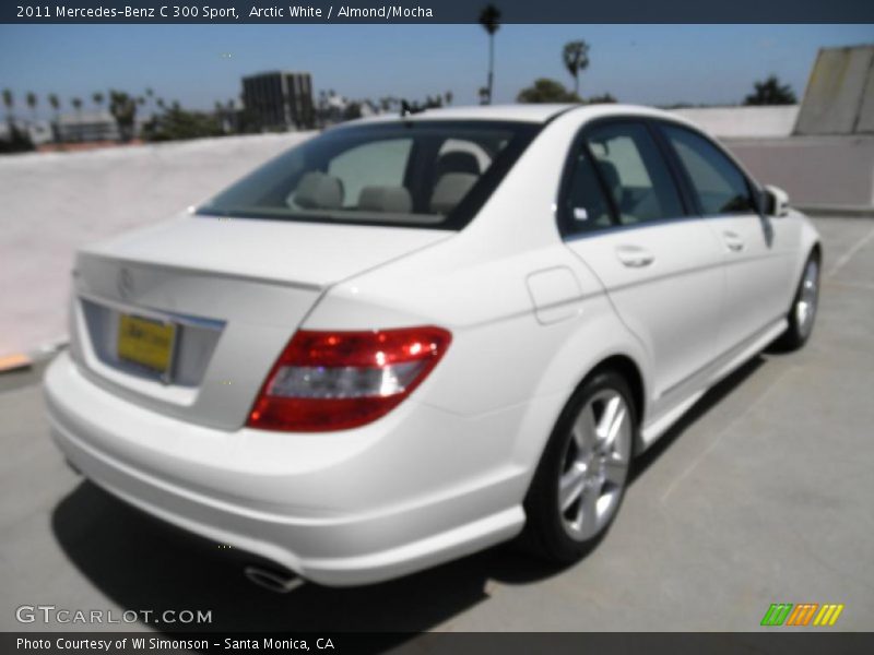 Arctic White / Almond/Mocha 2011 Mercedes-Benz C 300 Sport