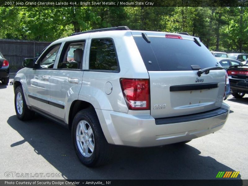 Bright Silver Metallic / Medium Slate Gray 2007 Jeep Grand Cherokee Laredo 4x4