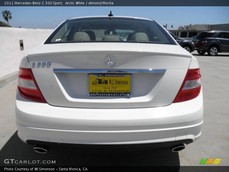 Arctic White / Almond/Mocha 2011 Mercedes-Benz C 300 Sport