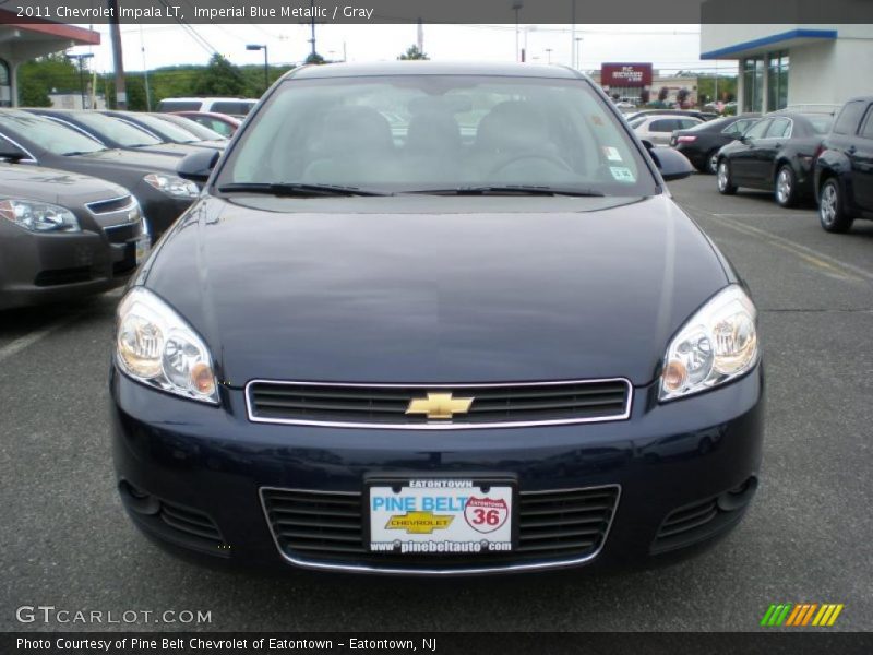 Imperial Blue Metallic / Gray 2011 Chevrolet Impala LT