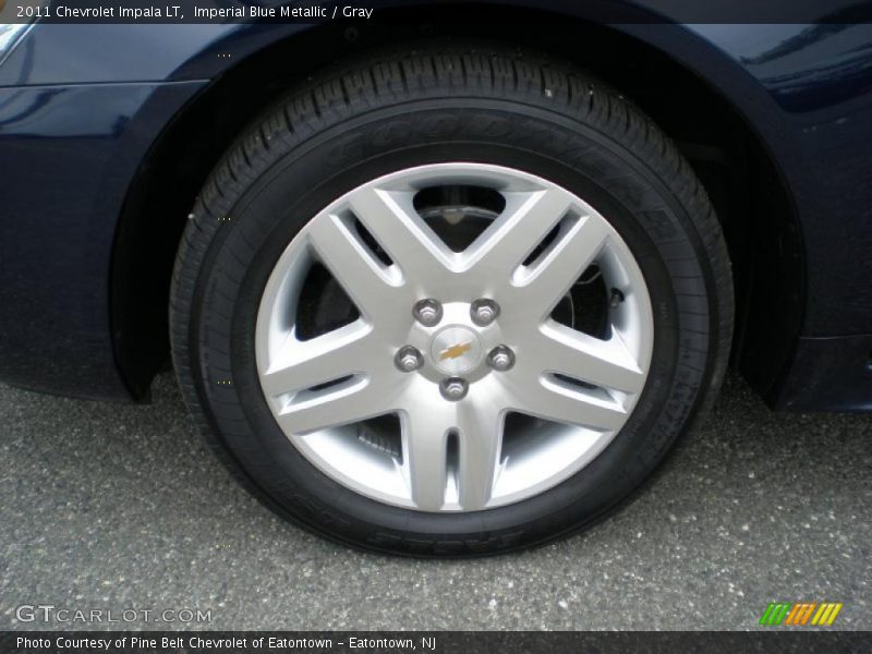 Imperial Blue Metallic / Gray 2011 Chevrolet Impala LT
