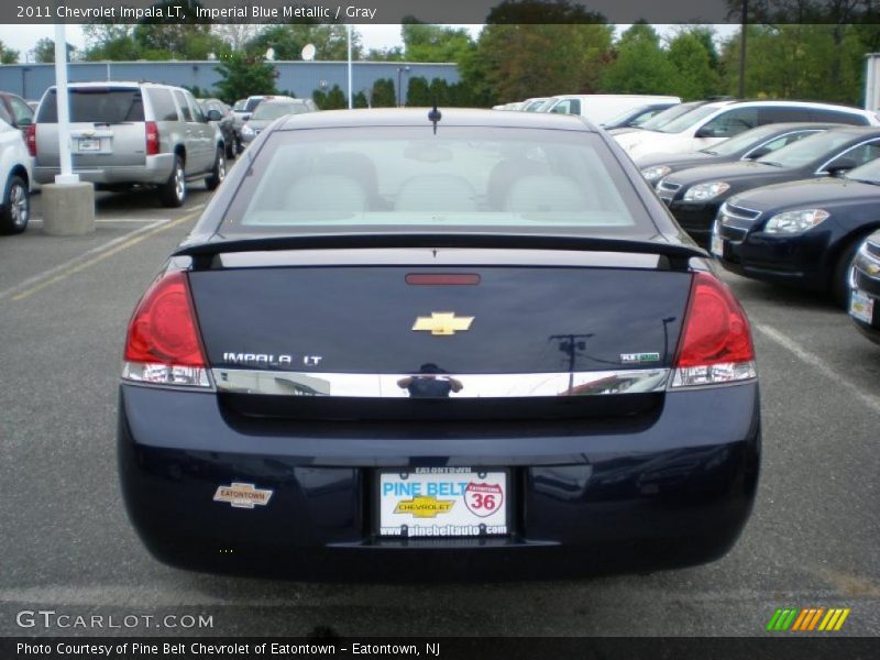 Imperial Blue Metallic / Gray 2011 Chevrolet Impala LT