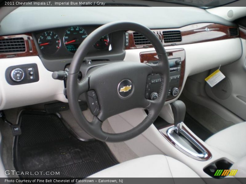 Imperial Blue Metallic / Gray 2011 Chevrolet Impala LT