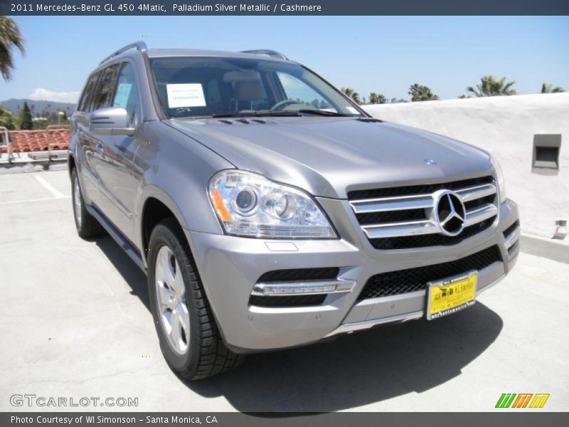 Palladium Silver Metallic / Cashmere 2011 Mercedes-Benz GL 450 4Matic