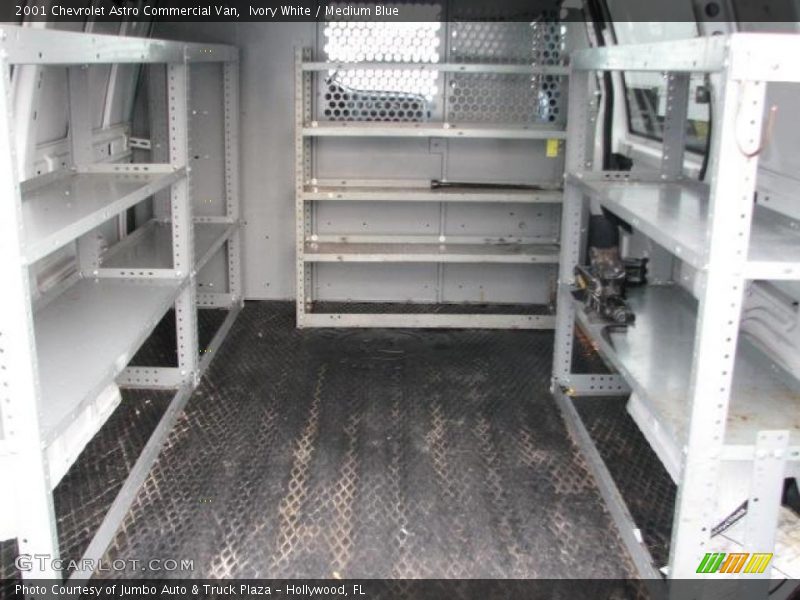 Ivory White / Medium Blue 2001 Chevrolet Astro Commercial Van