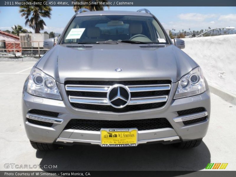 Palladium Silver Metallic / Cashmere 2011 Mercedes-Benz GL 450 4Matic