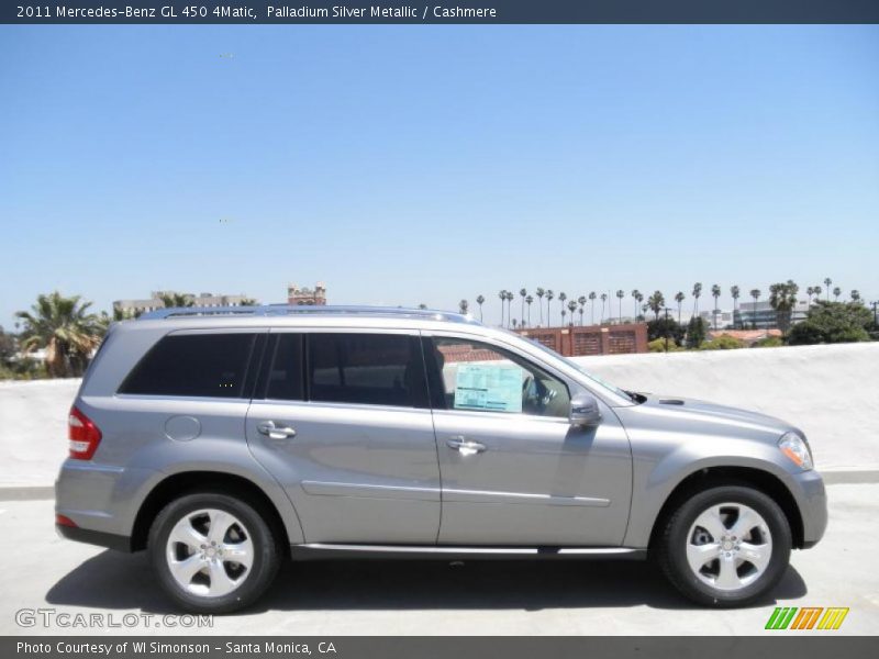 Palladium Silver Metallic / Cashmere 2011 Mercedes-Benz GL 450 4Matic