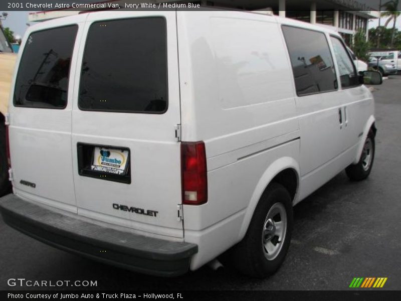 Ivory White / Medium Blue 2001 Chevrolet Astro Commercial Van