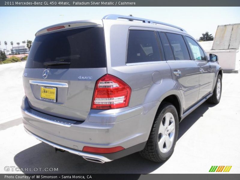 Palladium Silver Metallic / Cashmere 2011 Mercedes-Benz GL 450 4Matic