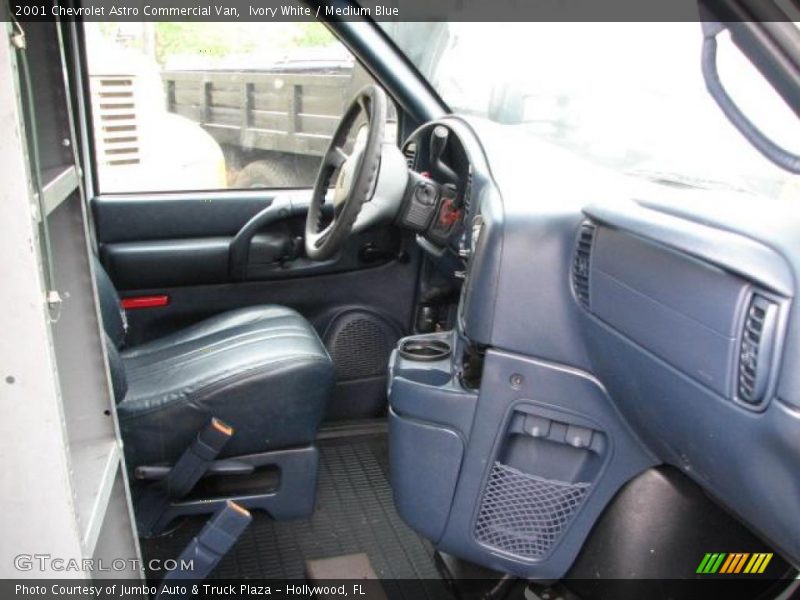 Ivory White / Medium Blue 2001 Chevrolet Astro Commercial Van
