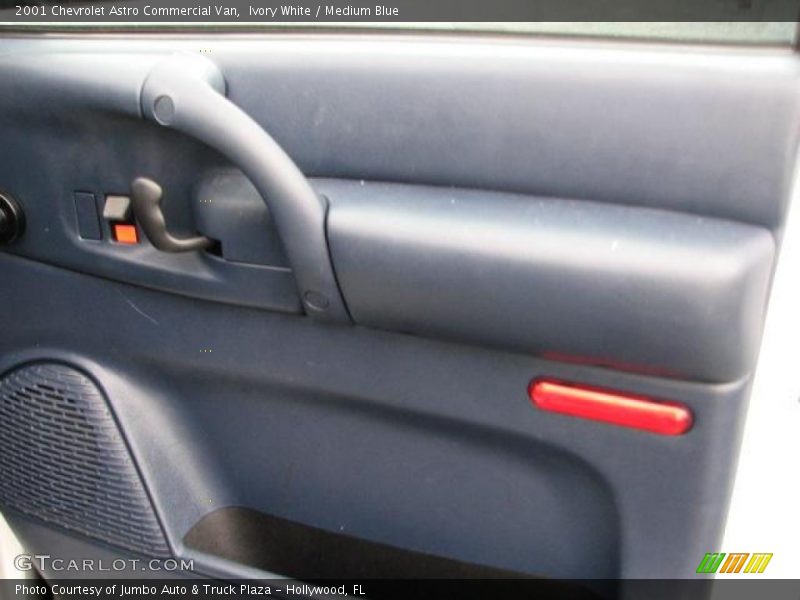 Ivory White / Medium Blue 2001 Chevrolet Astro Commercial Van