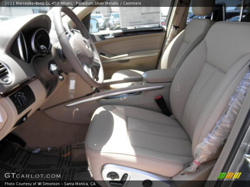 Palladium Silver Metallic / Cashmere 2011 Mercedes-Benz GL 450 4Matic