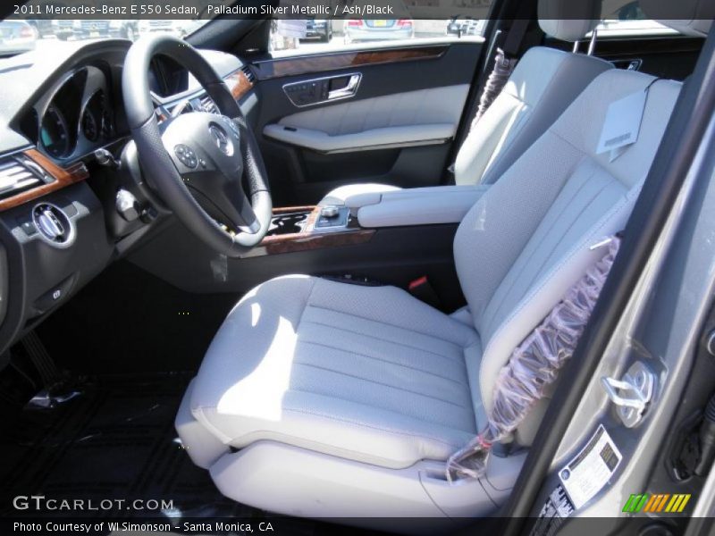 Palladium Silver Metallic / Ash/Black 2011 Mercedes-Benz E 550 Sedan