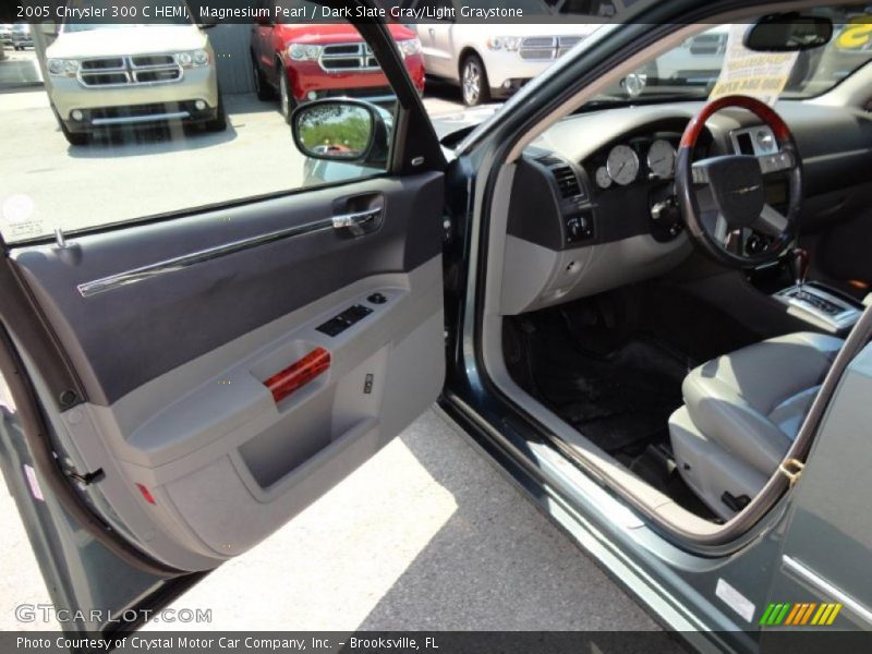 Magnesium Pearl / Dark Slate Gray/Light Graystone 2005 Chrysler 300 C HEMI