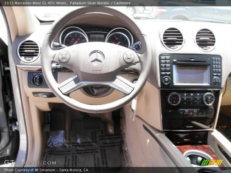 Palladium Silver Metallic / Cashmere 2011 Mercedes-Benz GL 450 4Matic