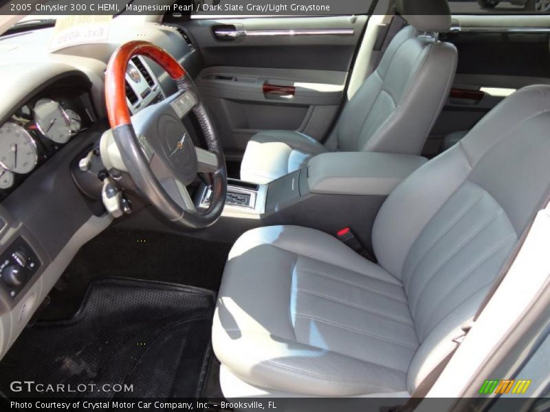 Magnesium Pearl / Dark Slate Gray/Light Graystone 2005 Chrysler 300 C HEMI