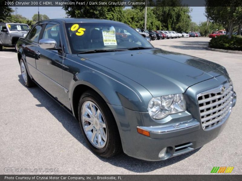 Magnesium Pearl / Dark Slate Gray/Light Graystone 2005 Chrysler 300 C HEMI
