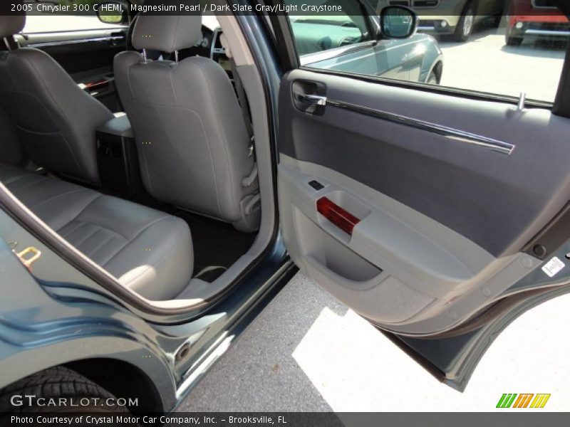 Magnesium Pearl / Dark Slate Gray/Light Graystone 2005 Chrysler 300 C HEMI