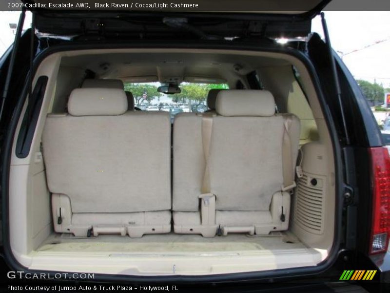 Black Raven / Cocoa/Light Cashmere 2007 Cadillac Escalade AWD