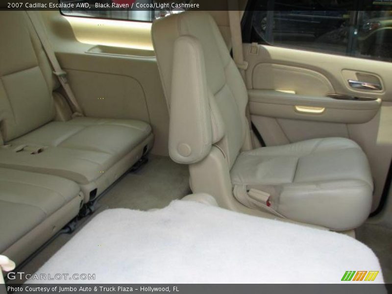 Black Raven / Cocoa/Light Cashmere 2007 Cadillac Escalade AWD