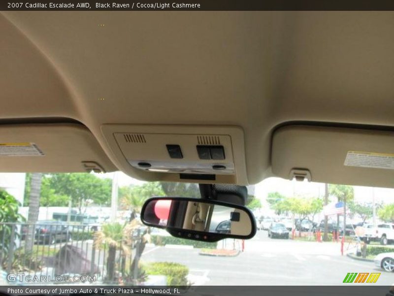 Black Raven / Cocoa/Light Cashmere 2007 Cadillac Escalade AWD