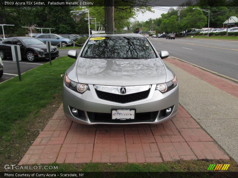 Palladium Metallic / Ebony 2009 Acura TSX Sedan