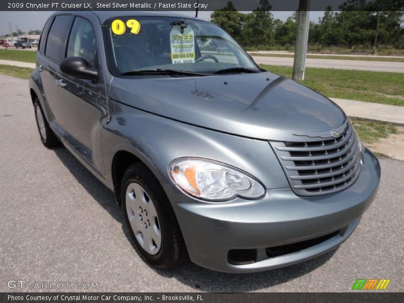 Steel Silver Metallic / Pastel Slate Gray 2009 Chrysler PT Cruiser LX