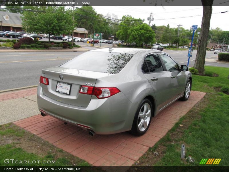 Palladium Metallic / Ebony 2009 Acura TSX Sedan