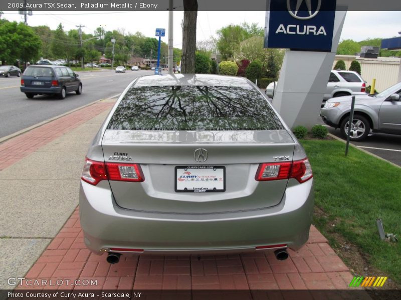 Palladium Metallic / Ebony 2009 Acura TSX Sedan