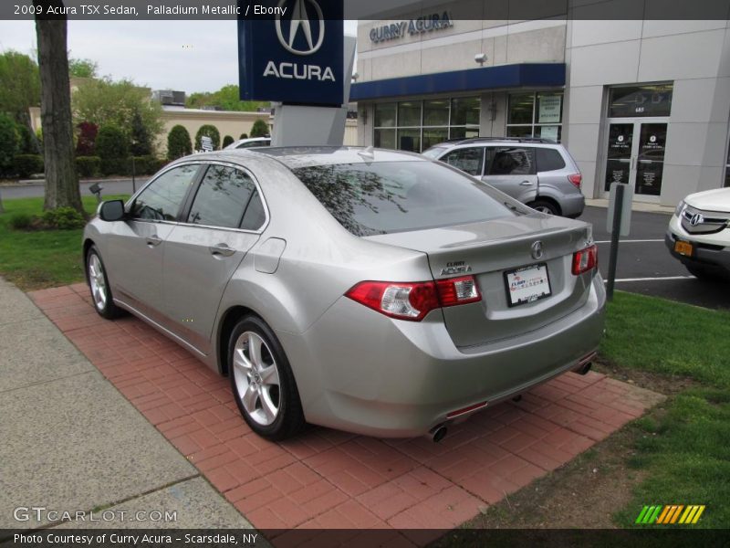 Palladium Metallic / Ebony 2009 Acura TSX Sedan