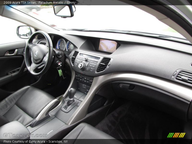 Palladium Metallic / Ebony 2009 Acura TSX Sedan