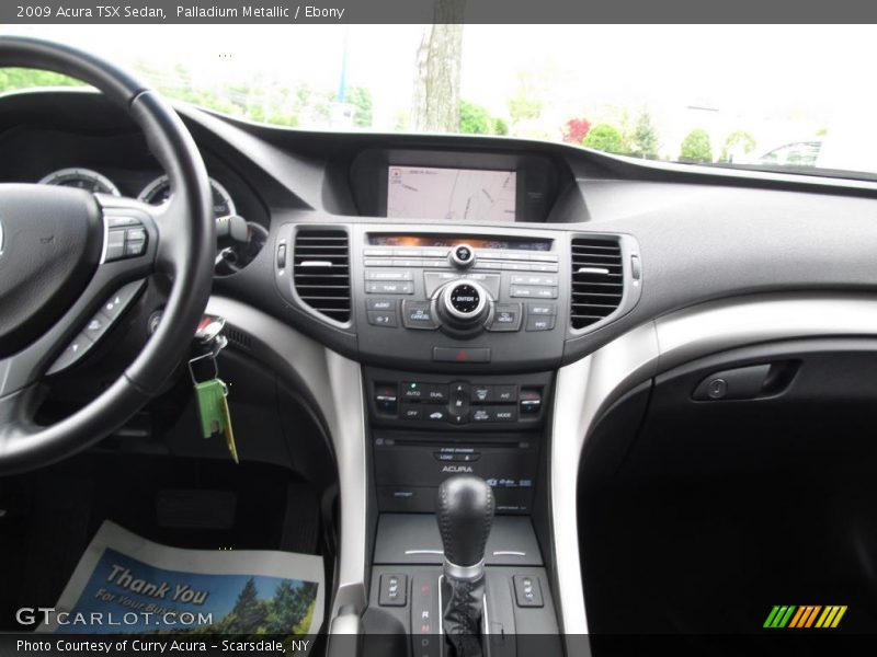 Palladium Metallic / Ebony 2009 Acura TSX Sedan