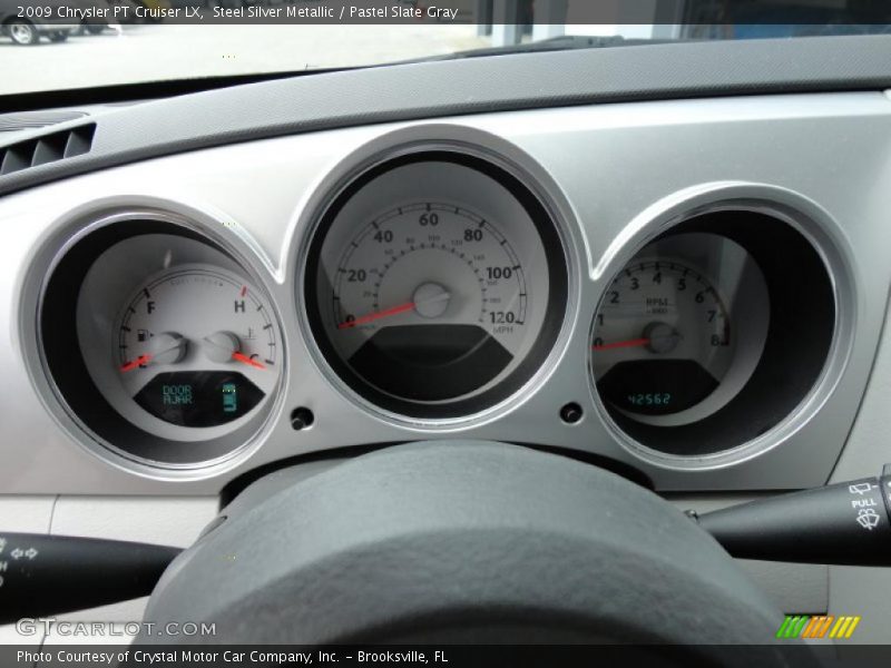 Steel Silver Metallic / Pastel Slate Gray 2009 Chrysler PT Cruiser LX