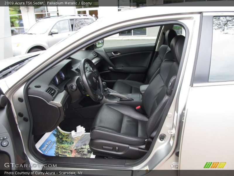 Palladium Metallic / Ebony 2009 Acura TSX Sedan