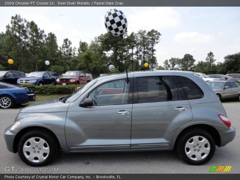 Steel Silver Metallic / Pastel Slate Gray 2009 Chrysler PT Cruiser LX